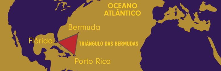 Mapa do Triângulo das Bermudas