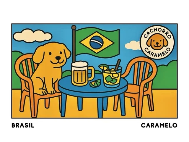 Caramelo Goods, livro de colorir feito com IA