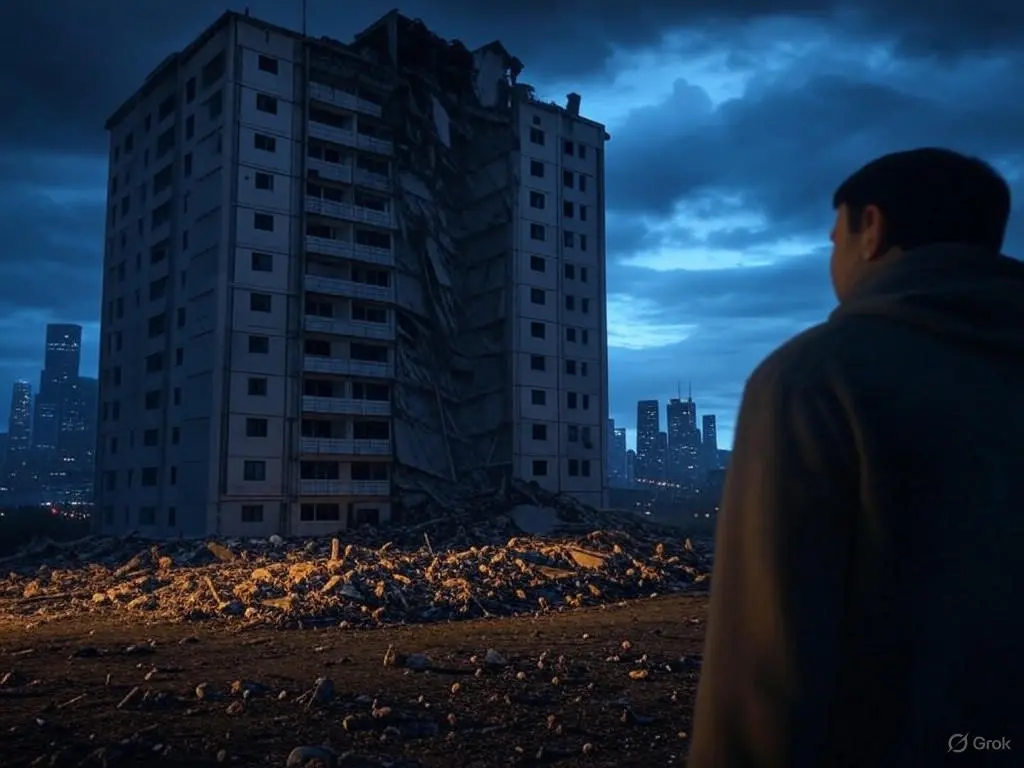 Cena de Eternauta, série da Netflix com IA